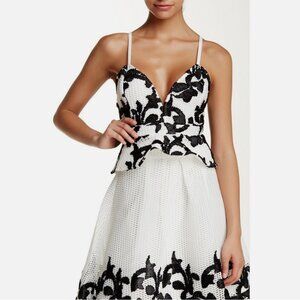 Bariano Riviera Peplum Top